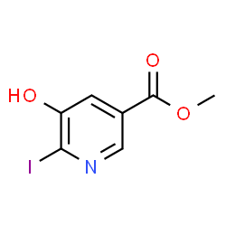 ChemSpider 2D Image | Methyl 5-hydroxy-6-iodonicotinate | C7H6INO3