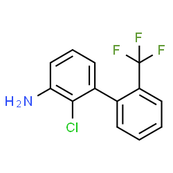ChemSpider 2D Image | 2-Chloro-2'-(trifluoromethyl)-3-biphenylamine | C13H9ClF3N