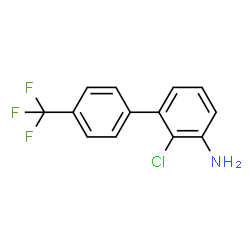 ChemSpider 2D Image | 2-Chloro-4'-(trifluoromethyl)-3-biphenylamine | C13H9ClF3N