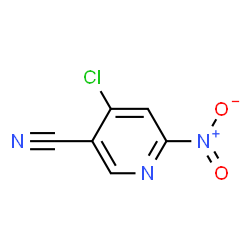 ChemSpider 2D Image | 4-Chloro-6-nitronicotinonitrile | C6H2ClN3O2