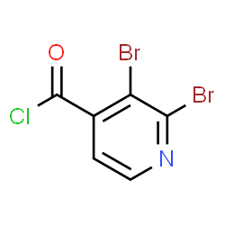 ChemSpider 2D Image | 2,3-Dibromoisonicotinoyl chloride | C6H2Br2ClNO