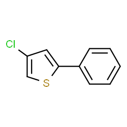 ChemSpider 2D Image | 4-Chloro-2-phenylthiophene | C10H7ClS
