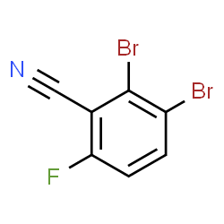 ChemSpider 2D Image | 2,3-Dibromo-6-fluorobenzonitrile | C7H2Br2FN