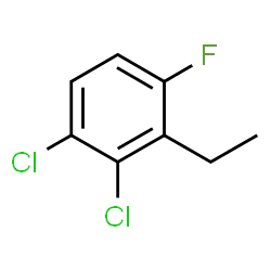 ChemSpider 2D Image | 1,2-Dichloro-3-ethyl-4-fluorobenzene | C8H7Cl2F