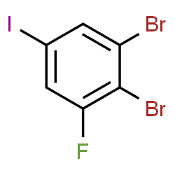 ChemSpider 2D Image | 1,2-Dibromo-3-fluoro-5-iodobenzene | C6H2Br2FI