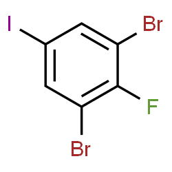 ChemSpider 2D Image | 1,3-Dibromo-2-fluoro-5-iodobenzene | C6H2Br2FI