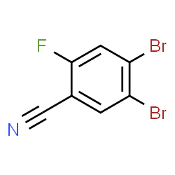 ChemSpider 2D Image | 4,5-Dibromo-2-fluorobenzonitrile | C7H2Br2FN