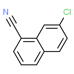 ChemSpider 2D Image | 7-Chloro-1-naphthonitrile | C11H6ClN