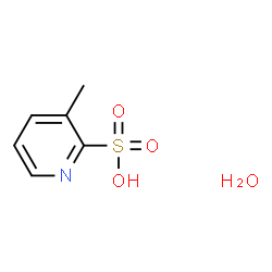 ChemSpider 2D Image | 3-Methylpyridine-2-sulfonic acid hydrate | C6H9NO4S