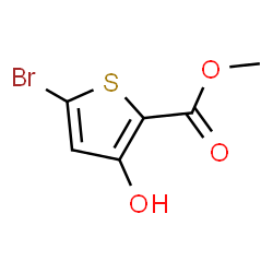 ChemSpider 2D Image | Methyl 5-bromo-3-hydroxy-2-thiophenecarboxylate | C6H5BrO3S