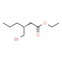 ChemSpider 2D Image | Ethyl (3R)-3-(bromomethyl)hexanoate | C9H17BrO2