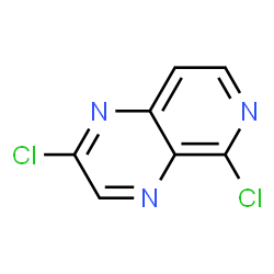 ChemSpider 2D Image | 2,5-Dichloropyrido[3,4-b]pyrazine | C7H3Cl2N3