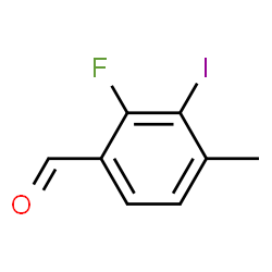 ChemSpider 2D Image | 2-Fluoro-3-iodo-4-methylbenzaldehyde | C8H6FIO