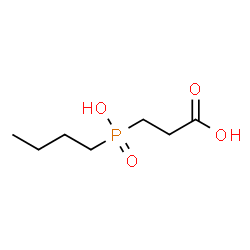 ChemSpider 2D Image | 3-[Butyl(hydroxy)phosphoryl]propanoic acid | C7H15O4P