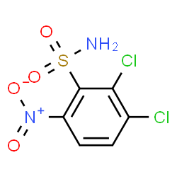 ChemSpider 2D Image | 2,3-Dichloro-6-nitrobenzenesulfonamide | C6H4Cl2N2O4S