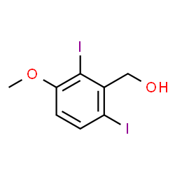ChemSpider 2D Image | (2,6-Diiodo-3-methoxyphenyl)methanol | C8H8I2O2