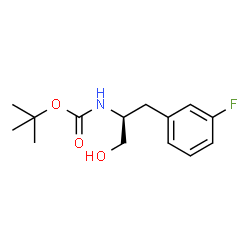 ChemSpider 2D Image | 2-Methyl-2-propanyl [(2S)-1-(3-fluorophenyl)-3-hydroxy-2-propanyl]carbamate | C14H20FNO3