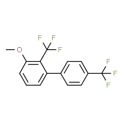 ChemSpider 2D Image | 3-Methoxy-2,4'-bis(trifluoromethyl)biphenyl | C15H10F6O