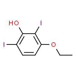 ChemSpider 2D Image | 3-Ethoxy-2,6-diiodophenol | C8H8I2O2