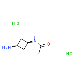 ChemSpider 2D Image | N-(trans-3-Aminocyclobutyl)acetamide dihydrochloride | C6H14Cl2N2O