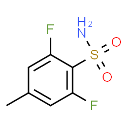 ChemSpider 2D Image | 2,6-Difluoro-4-methylbenzenesulfonamide | C7H7F2NO2S