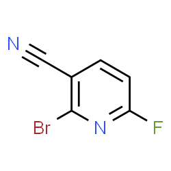 ChemSpider 2D Image | 2-Bromo-6-fluoronicotinonitrile | C6H2BrFN2