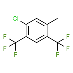 ChemSpider 2D Image | 1-Chloro-5-methyl-2,4-bis(trifluoromethyl)benzene | C9H5ClF6