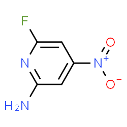 ChemSpider 2D Image | 6-Fluoro-4-nitro-2-pyridinamine | C5H4FN3O2