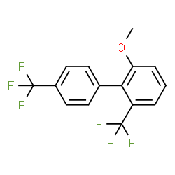 ChemSpider 2D Image | 2-Methoxy-4',6-bis(trifluoromethyl)biphenyl | C15H10F6O
