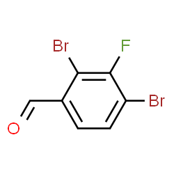 ChemSpider 2D Image | 2,4-Dibromo-3-fluorobenzaldehyde | C7H3Br2FO