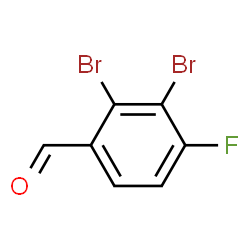 ChemSpider 2D Image | 2,3-Dibromo-4-fluorobenzaldehyde | C7H3Br2FO