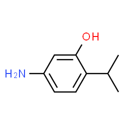 ChemSpider 2D Image | 5-Amino-2-isopropylphenol | C9H13NO
