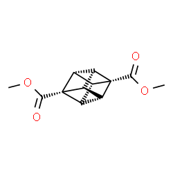 ChemSpider 2D Image | Dimethyl (1R,2R,3S,4S,6S)-1,4-cubanedicarboxylate | C12H12O4