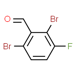 ChemSpider 2D Image | 2,6-Dibromo-3-fluorobenzaldehyde | C7H3Br2FO