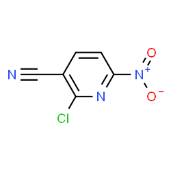 ChemSpider 2D Image | 2-Chloro-6-nitronicotinonitrile | C6H2ClN3O2