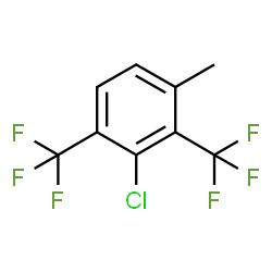 ChemSpider 2D Image | 2-Chloro-4-methyl-1,3-bis(trifluoromethyl)benzene | C9H5ClF6