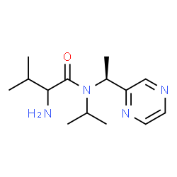 ChemSpider 2D Image | N-Isopropyl-N-[(1S)-1-(2-pyrazinyl)ethyl]valinamide | C14H24N4O