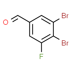 ChemSpider 2D Image | 3,4-Dibromo-5-fluorobenzaldehyde | C7H3Br2FO