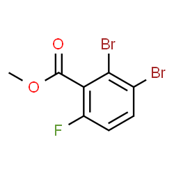 ChemSpider 2D Image | Methyl 2,3-dibromo-6-fluorobenzoate | C8H5Br2FO2