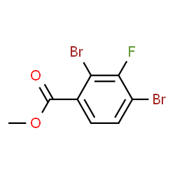 ChemSpider 2D Image | Methyl 2,4-dibromo-3-fluorobenzoate | C8H5Br2FO2