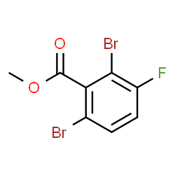 ChemSpider 2D Image | Methyl 2,6-dibromo-3-fluorobenzoate | C8H5Br2FO2