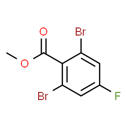 ChemSpider 2D Image | Methyl 2,6-dibromo-4-fluorobenzoate | C8H5Br2FO2