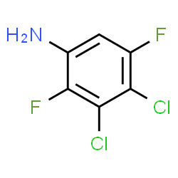 ChemSpider 2D Image | 3,4-Dichloro-2,5-difluoroaniline | C6H3Cl2F2N
