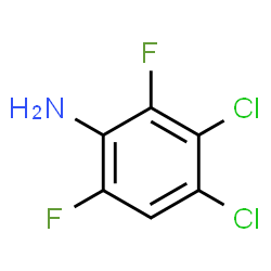 ChemSpider 2D Image | 3,4-Dichloro-2,6-difluoroaniline | C6H3Cl2F2N