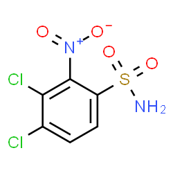 ChemSpider 2D Image | 3,4-Dichloro-2-nitrobenzenesulfonamide | C6H4Cl2N2O4S
