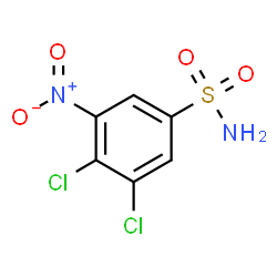 ChemSpider 2D Image | 3,4-Dichloro-5-nitrobenzenesulfonamide | C6H4Cl2N2O4S