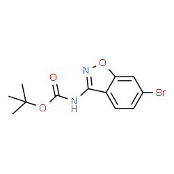 ChemSpider 2D Image | tert-Butyl (6-bromobenzo[d]isoxazol-3-yl)carbamate | C12H13BrN2O3