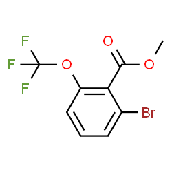 ChemSpider 2D Image | Methyl 2-bromo-6-(trifluoromethoxy)benzoate | C9H6BrF3O3
