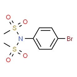 ChemSpider 2D Image | N-(4-Bromophenyl)-N-(methylsulfonyl)methanesulfonamide | C8H10BrNO4S2