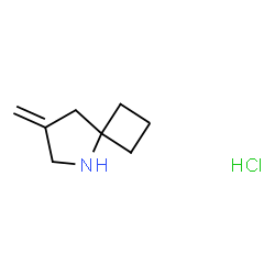 ChemSpider 2D Image | 7-Methylene-5-azaspiro[3.4]octane hydrochloride | C8H14ClN